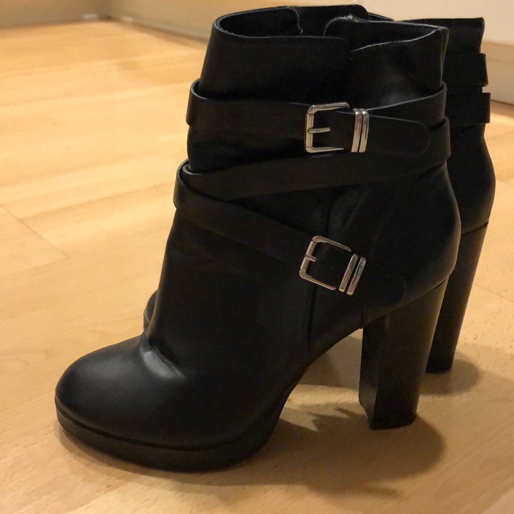 Black Booties and Brown Booties